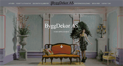 Desktop Screenshot of byggdekor.no